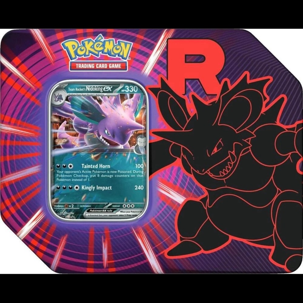 Pokemon Team Rocket Tin Destin Rivals